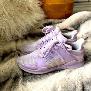 Adidas EQT pastel purple shoe
